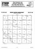 Rush River Township Directory Map, Cass County 2007